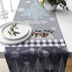 Mc Decor Weihnachtlich Tischtuch Läufer Blau L1...