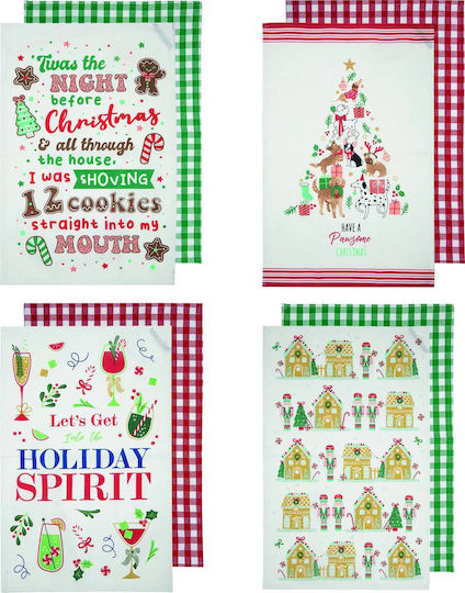 Ladelle Ladelle Weihnachtliches Handtuch Set Breite 45cm 2 Stück