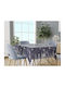 Mc Decor Коледно Покривка за маса Каре Син Д140xШ140см.