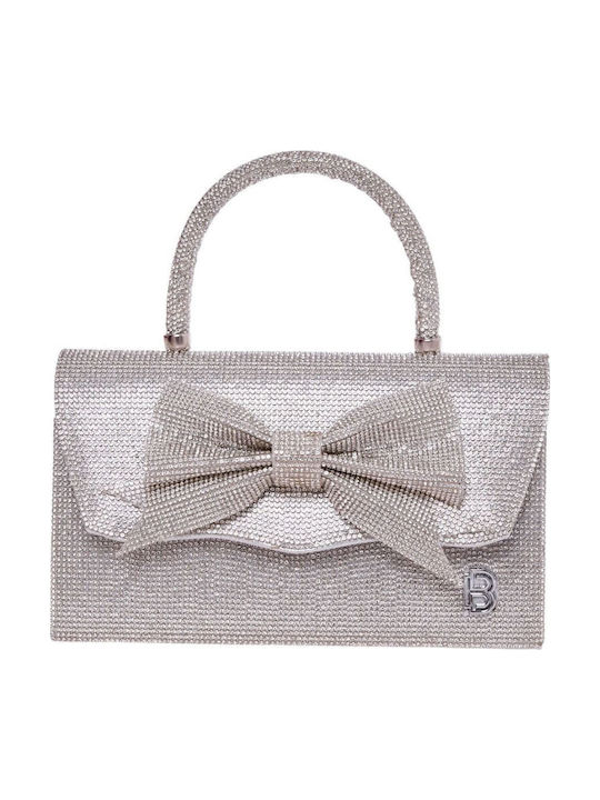 Bag to Bag Дамска Чанта Тип "Клъч" Сребристо