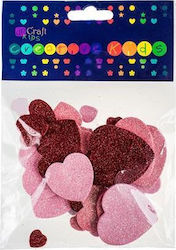 Dalprint Creativefoam Glitter Heart Stickers 1241842 5907589904901 Dalprint Creativefoam Glitter Heart Stickers 1241842 5907589904901