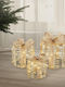 ECD Germany Illuminated Christmas Figure Box Gold 3pcs