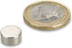 Μαγνήτης Δίσκος Φ10x5mm Smco +350°c Δύναμη Έλξης 2kg