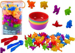 Leantoys Educational Sorting Set Learning Colors Counting Dinosaurs 48 Pcs