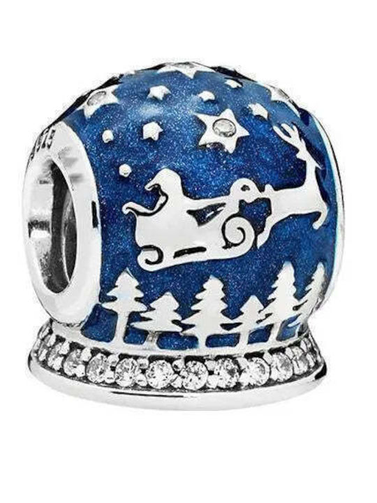 Charmy Charm Животно от Сребро със Сини Зиркони