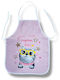 Kids Apron Pink 50x40cm