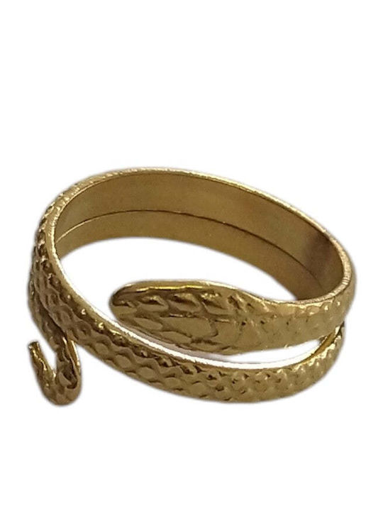 Charmy Damen Ring aus Stahl Vergoldet