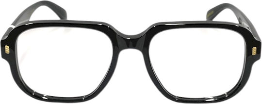 Gast Vetra Black Etr01 Unisex Κοκάλινα Γυαλιά Οράσεως Τετράγωνα Μαύρα