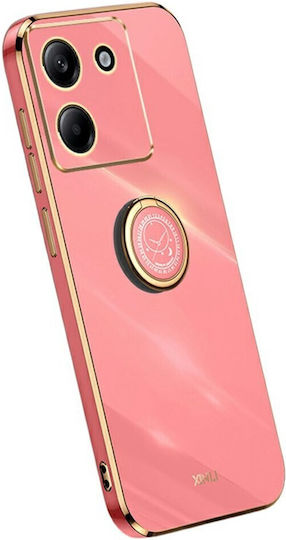 Xinli Straight Back Cover Silicon Roșu (Poco M7 Pro)