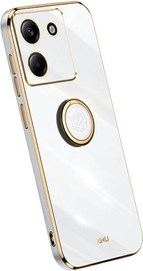 Xinli Straight Back Cover Σιλικόνης Λευκό (Poco M7 Pro)