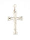 Ios Men's Cross with the Crucified from Silver with Chain