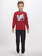 Kids' Shirt Long Sleeve Burgundy