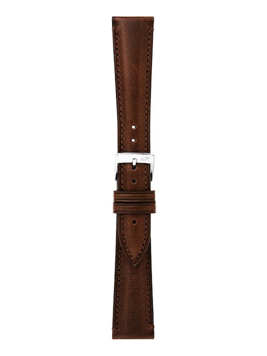 Morellato Leather Strap Brown 20mm
