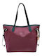 Set Fabric Women's Tote Bag Bordeaux