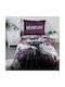 Wednesday Set Kids Duvet Cover Single with Pillowcase Purple 140x200cm