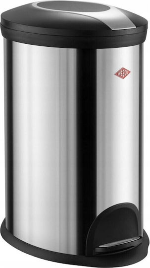Wesco Limpio Mülleimer aus Inox mit Pedal Grau 20lt