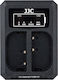 JJC Camera Charger Dual Channel Charger JJC DCH-BLF19E DMW-BLF19E Batteries