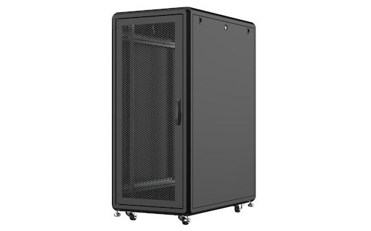 Lanview 19'' 26U Rack Cabinet 600 X 1000 X 1342mm Server Line Black