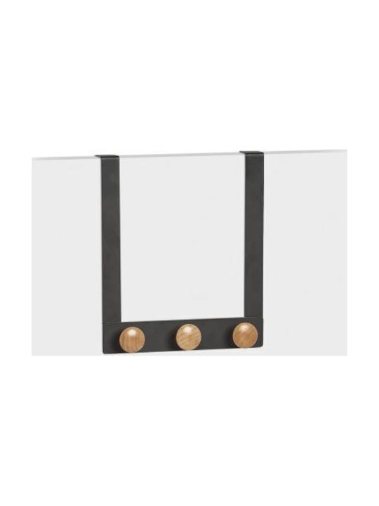 Zeller Door Hook 3 Slots Metallic 21.5x5x25cm