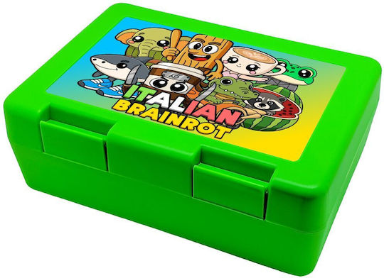 Koupakoupa Italian Brainrot Friends Plastic Kids' Food Container x x 6.5cm