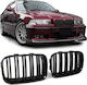 Mtuning Sports Grill Double Ribs Gloss Black BMW 3 E36 Compact Facelift 1991-1996