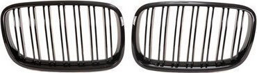 Mtuning Sports Grill Double Ribs Gloss Black Bmw X6 E71 E72 X5 E70 2007-2013