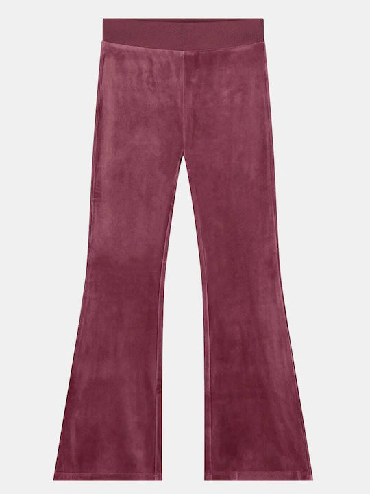 Guess Kids' Pants Bordeaux