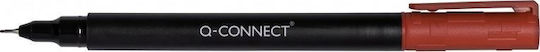Q-Connect Μαρκαδόρος για CD/DVD Κόκκινος 0.4mm