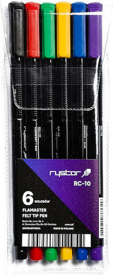 Rystor Textmarker 6 Colors 6Stück