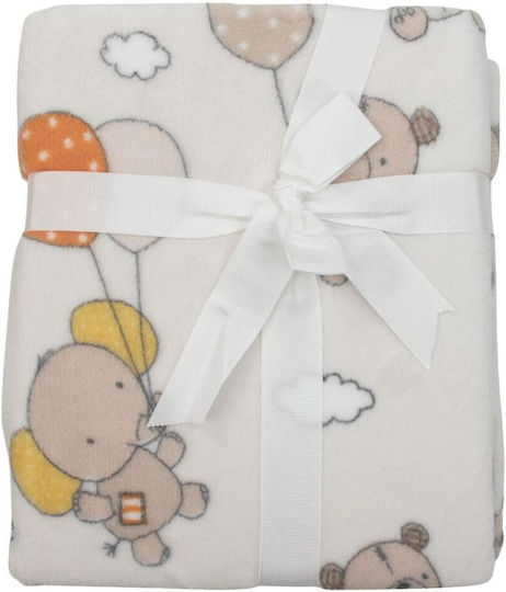 Kamtex Baby Pătură Pepinieră Swaddling pături Catifea Bej 90x110cm