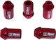 D1spec Forged Nuts D1spec Alu 12x1.5 Red
