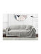 Liolios Home Sofa Throws 2 Seater Volcano 180x250cm Grey