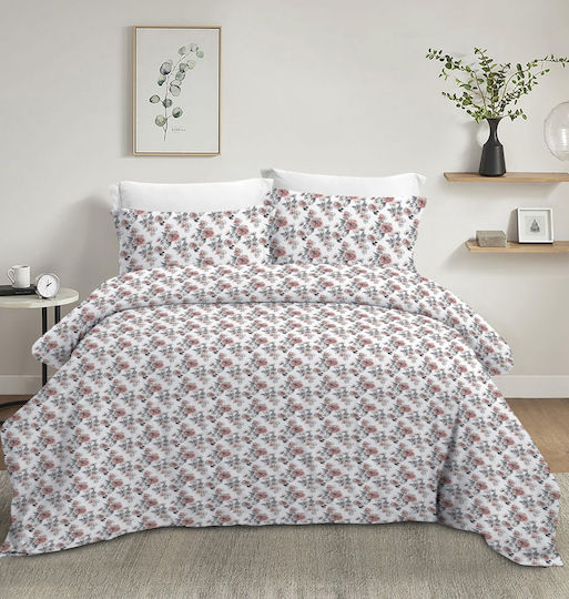 Olia Home Плик за Завивка Памучен Единичен 160x240 Floral