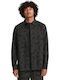 J.j Villard Long Sleeve Shirt in Regular Fit Rinsed Black