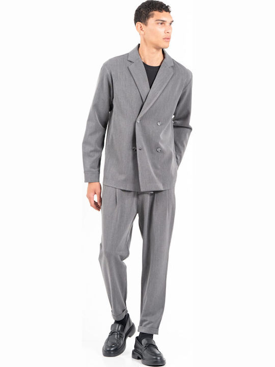 Vittorio Artist Μακρυμάνικo Overshirt Grey