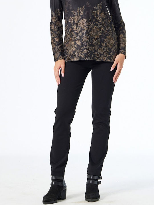 Anna Raxevsky Damen Stoff Hose Black