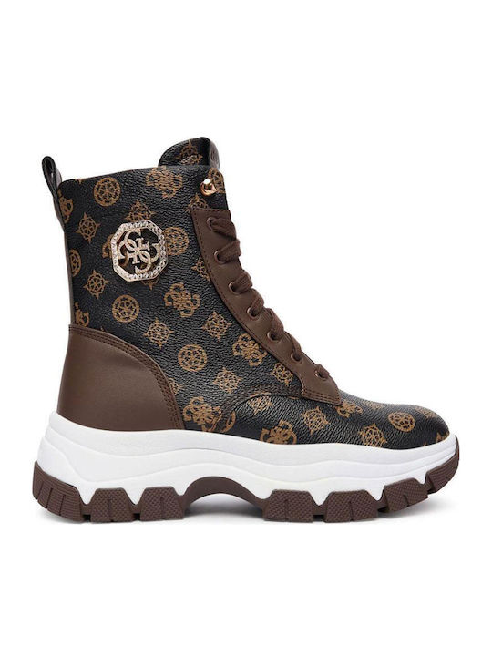 Guess Sneakers Καφέ