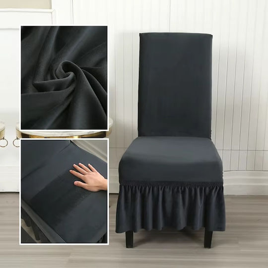 Elastic Cover for Chair Grey Mouse 6pcs KALKA258