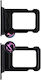 Iphone 16e Dual Sim Card Holder Black 3p
