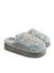 Winter Women's Slippers Gray