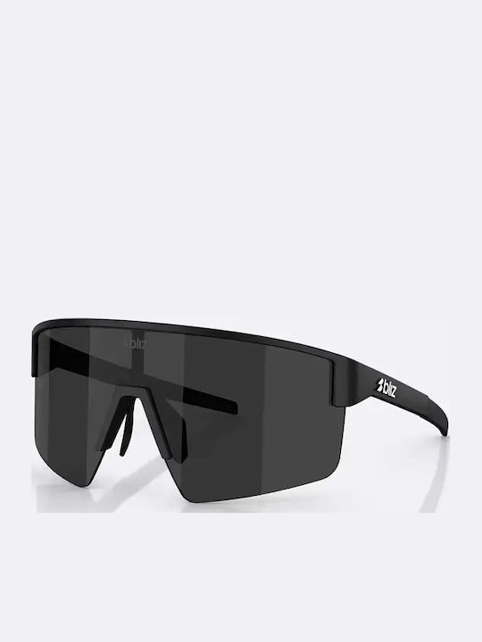 Bliz Unisex Sunglasses with Black Frame and Black Lens