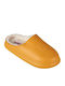 Winter Women's Slippers with Fur Yellow