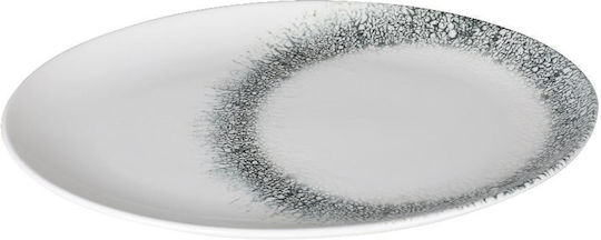 Kutahya Porselen Serving Platter Oval made of Porcelain Black 26x16cm