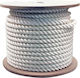 Twisted Three-Strand Polyester Rope White 12mm