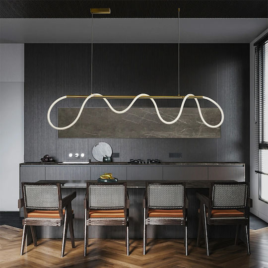 kelvo Glow LED Κρεμαστό Φωτιστικό Λευκό 180x30x40εκ. kelvo Glow LED Κρεμαστό Φωτιστικό Λευκό 180x30x40εκ.