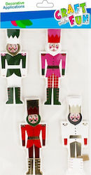 Craft with Fun Weihnachtsaufkleber 4 Stück