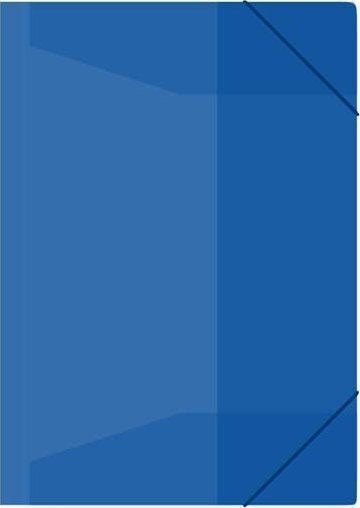 Ordner mit Gummiband und Ohren für Papier A4 Blau
