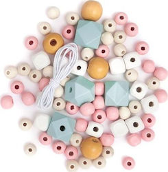 DP Craft Wooden Craft Beads 80pcs