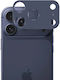 Set Folie Cameră iPhone 17 Pro Max Skyddar Innovation Albastru Marin Sticlă Cameră Autocolant
