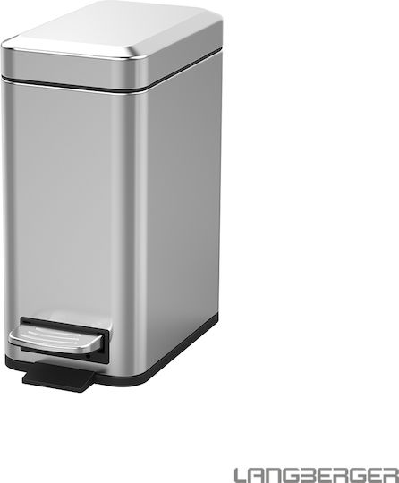 Geesa Inox Банята кошче 5лт Сребрист